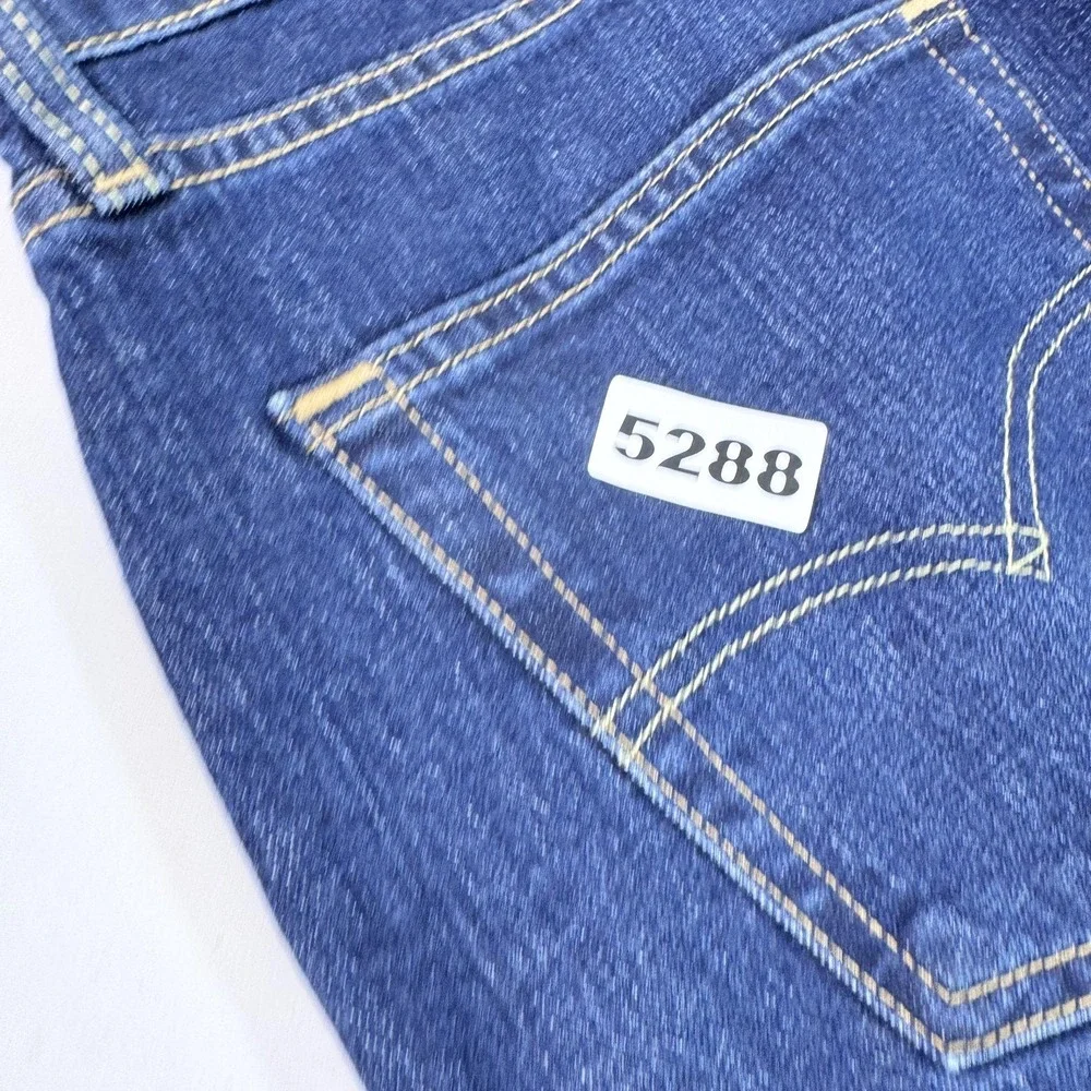 Levis 505 Jeans Mens 35x32 Blue Denim Regular Fit Straight Leg Dark Wash Stretch